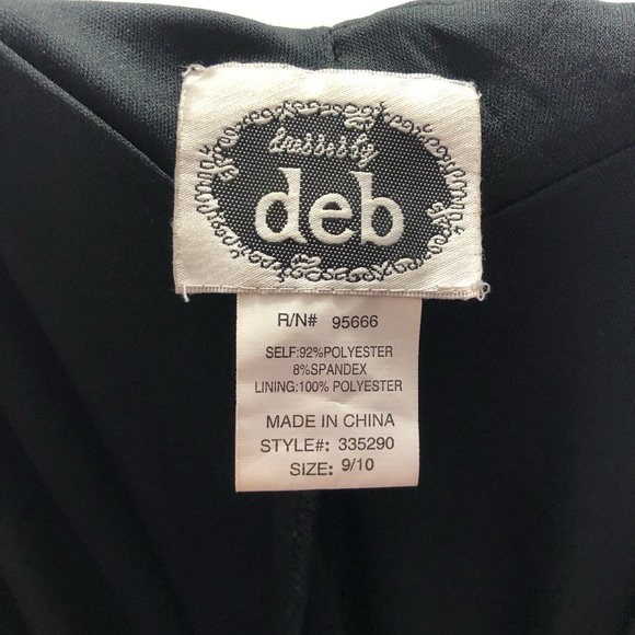 DEB | Black Formal Dress - Picture 8 of 8